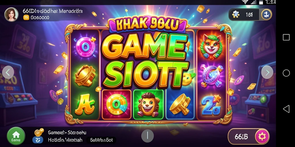 Screenshot gameplay 66D menampilkan keseruan permainan Slot.