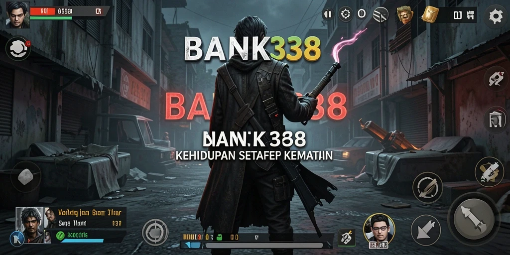 Screenshot BANK338 menunjukkan suasana mencekam dalam gameplay.