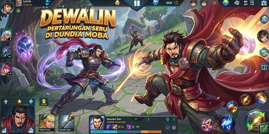 Tampilan menarik dari gameplay seru DEWALIN.
