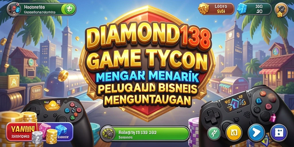 Screenshot gameplay DIAMOND138 yang menampilkan pemukiman bisnis Tycoon.