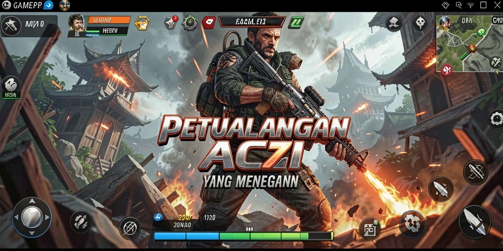 Tampilan gameplay GAMERP yang seru dan penuh aksi.