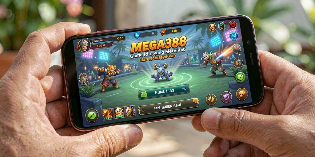Gameplay MEGA388 yang menarik dan menawan di layar.