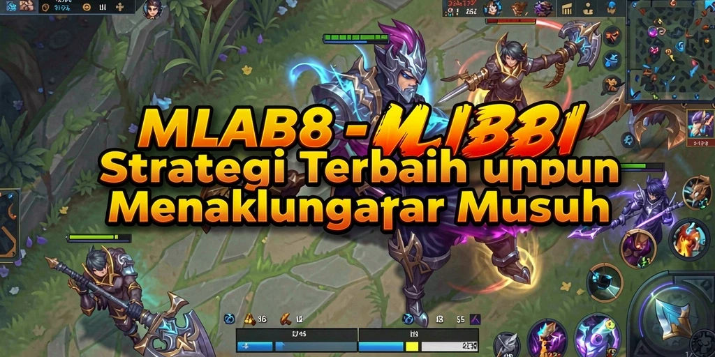 Tangkapan layar gameplay MLBB8 menunjukkan peperangan strategis yang intens.