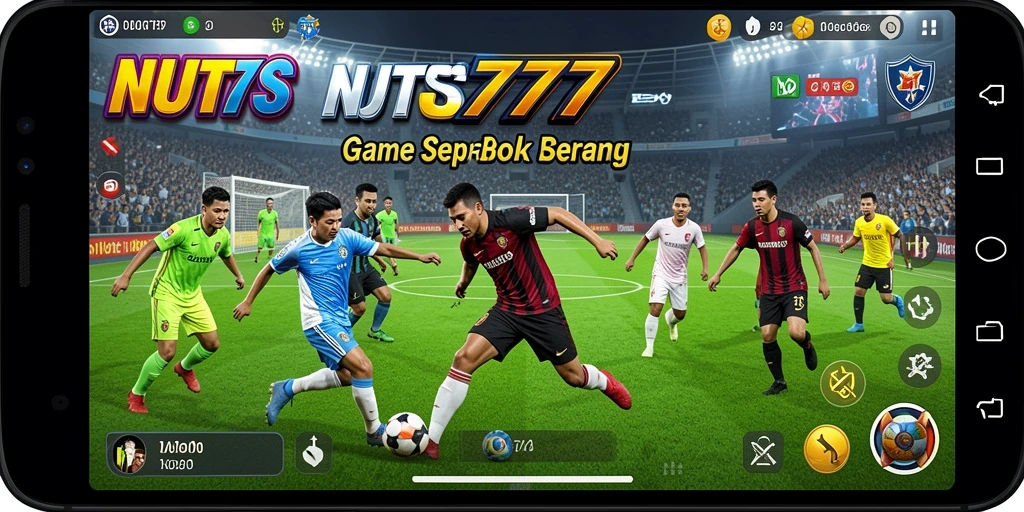 Screenshot gameplay <strong>NUTS777</strong> yang menampilkan aksi seru di lapangan.