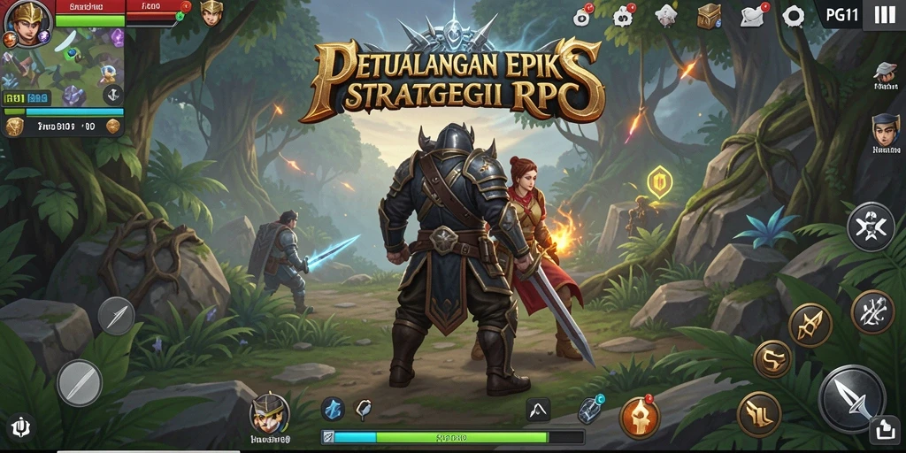 Tampilan menakjubkan dari gameplay RPG di PG11.