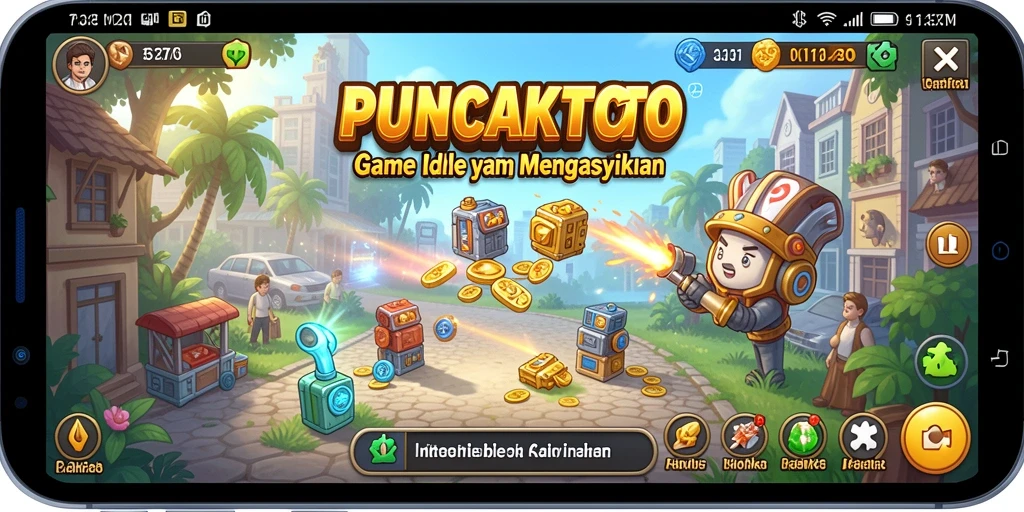 Tampilan gameplay PUNCAKTOTO yang menarik dan intuitif.
