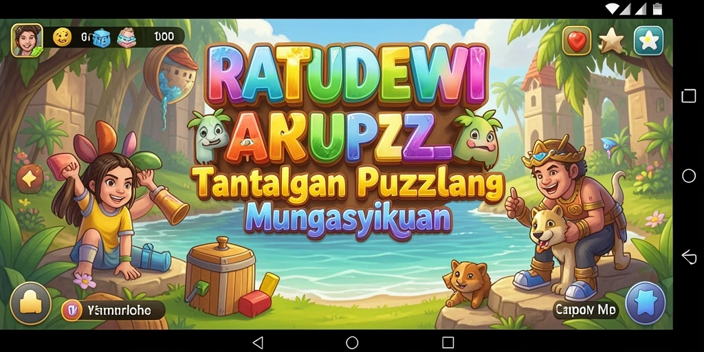 Screenshot gameplay RATUDEWI dengan teka-teki menarik.