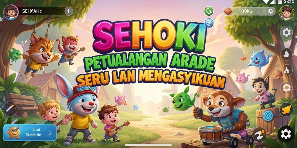 Gameplay SEHOKI yang menarik dengan rintangan yang menantang.