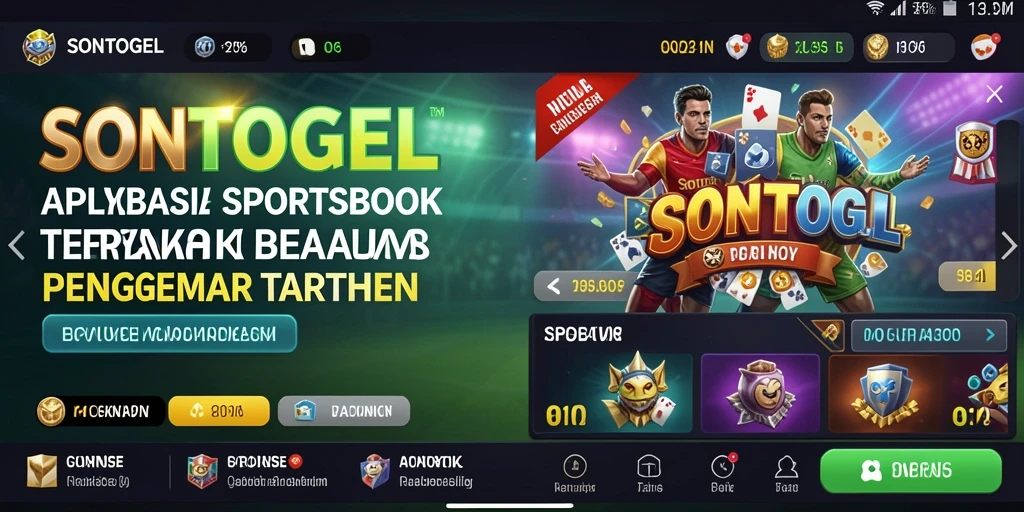 Tampilan gameplay taruhan di aplikasi SONTOGEL yang menarik.