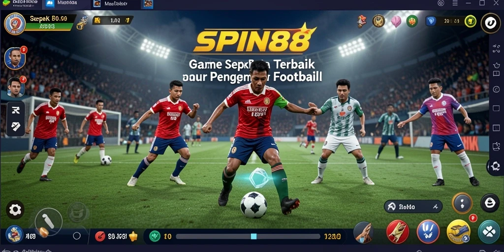 Tampilan gameplay yang mendebarkan dalam SPIN88.