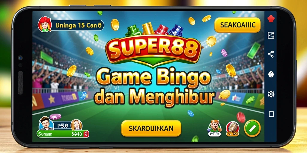 Screenshot gameplay SUPER88 yang menampilkan momen seru Bingo.