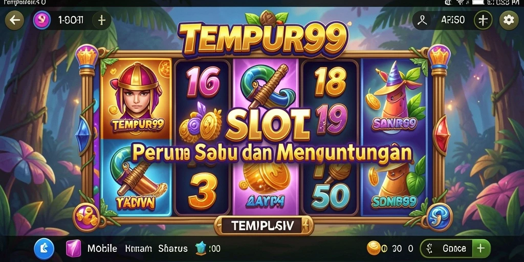 Tampilan gameplay menarik dengan slot yang beragam.