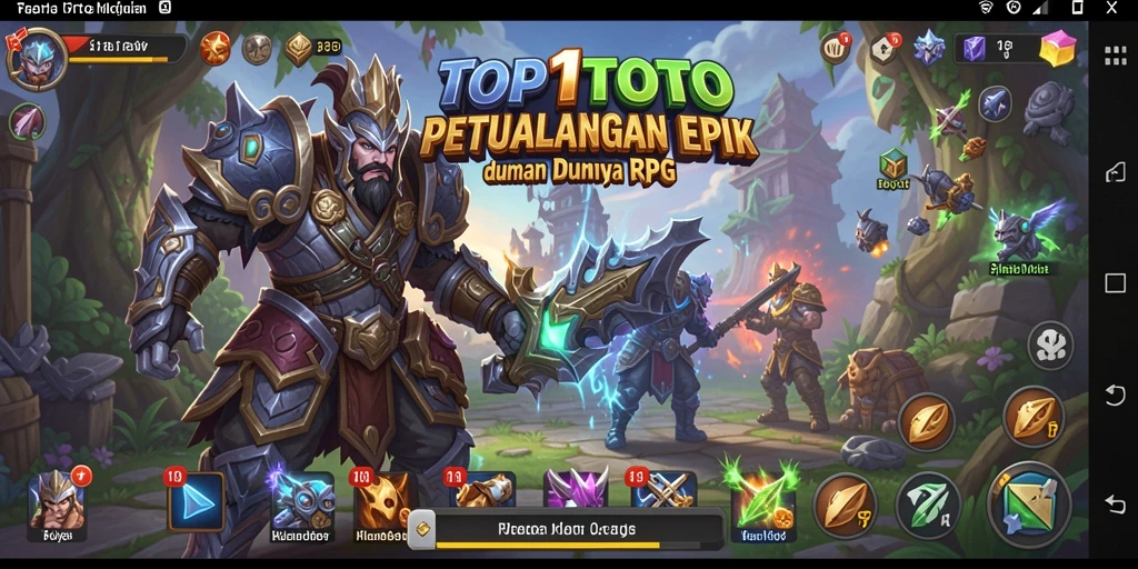 Tampilan gameplay RPG yang mendebarkan di TOP1TOTO.