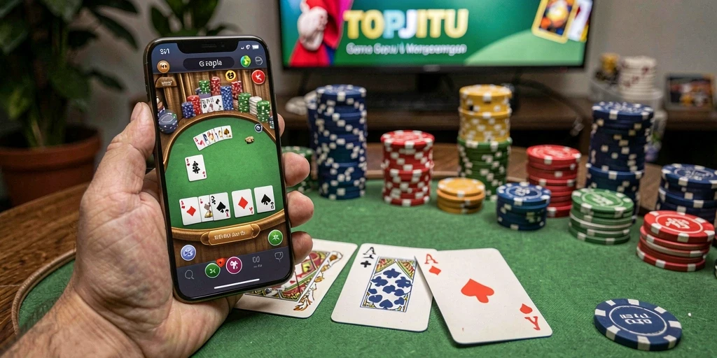 Gameplay seru dan interaktif di TOPJITU Gaple.