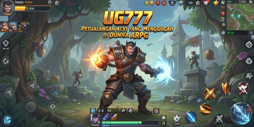 Tangkapan layar UG777 menampilkan pertarungan seru di dunia ARPG yang memukau.